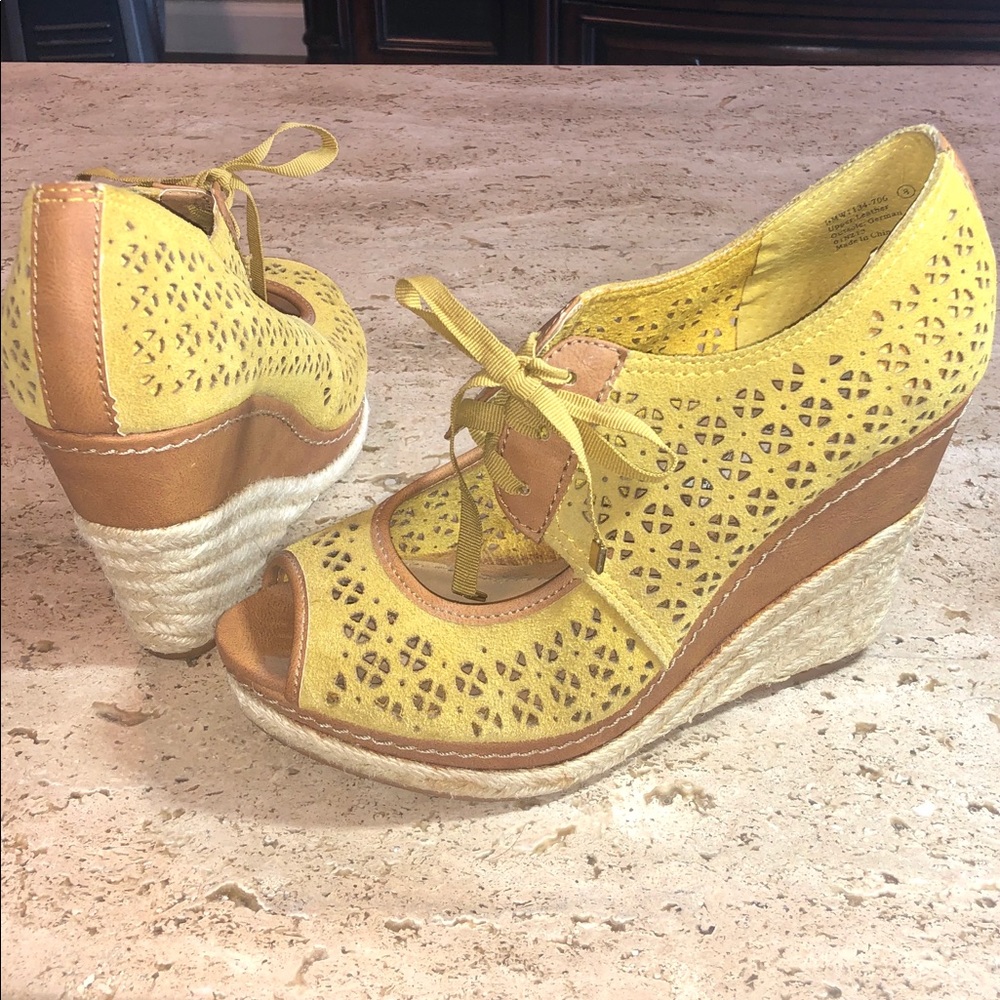 Naughty Monkey platform wedges